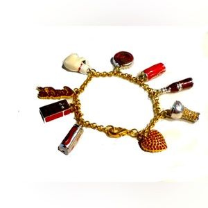 1990s Danbury Mint Coca-Cola 9 Charm Bracelet: Coke Cans, Polar Bear,and more!
